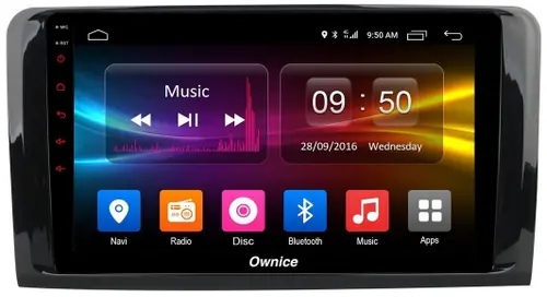 Магнитола для Mercedes-Benz GL (X164), ML (W164) 2005-2012 - Kuberg OL-9950 IPS, Android 10, 4G SIM-слот