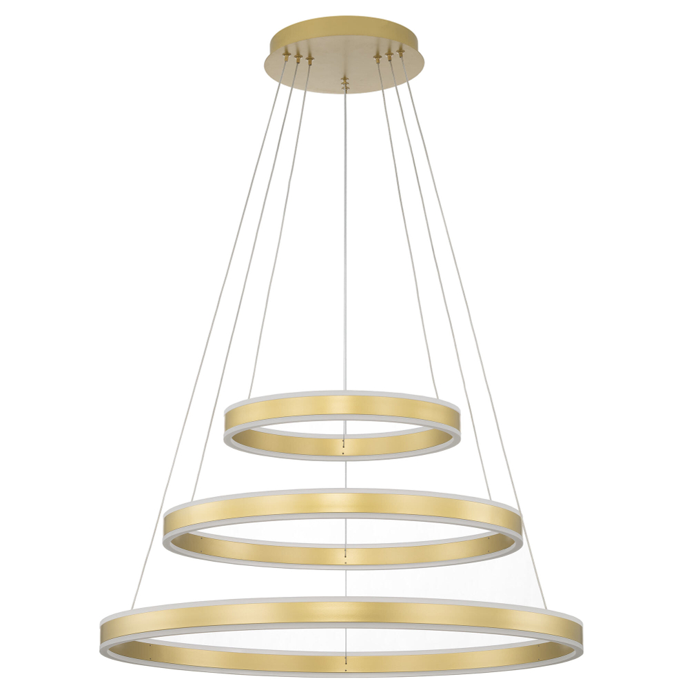 Citilux Дуэт CL719682 LED Люстра подвесная с пультом Золото