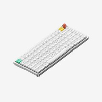 Беспроводная ультратонкая механическая клавиатура Nuphy AIR75v3 Nova White, RGB, Hot Swap, Brown Nano Switch, NuPhy IO 2.0 (AIR75v3-NW-BRN)