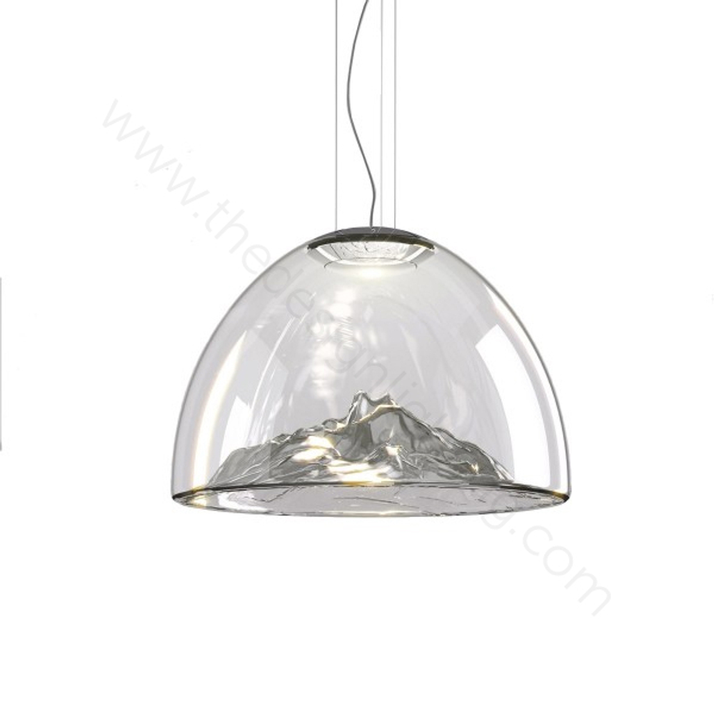 Pendant design lamp  Mountain View by AXO LIGHT  (Silver)