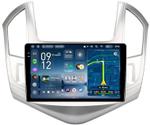 Магнитола для Chevrolet Cruze 1 2012-2015 (рамка серебро) - Teyes CC4-PRO монитор 9.5" 2K QLED на Android 13, Быстрейшая, Snapdragon 778G, ИИ, CarPlay, DSP, 4G SIM-слот