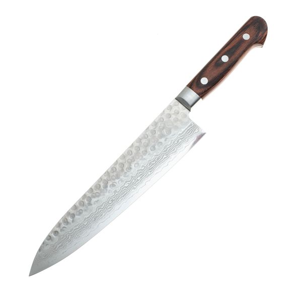 Цена наНож Поварской 210 мм, Sakai Takayuki, сталь VG-10 Damascus 17 слоев, рукоять дерево Pakka