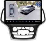 Магнитола для Jeep Grand Cherokee WK2 2013-2022 (взамен ШГУ 8.4", рамка большая) - Teyes CC3-2K-360 монитор 13" 2K QLED на Android 10, Быстрая, CarPlay, 4G SIM-слот, 4 камеры в комплекте
