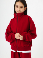 Кофта спортивная School, бордо