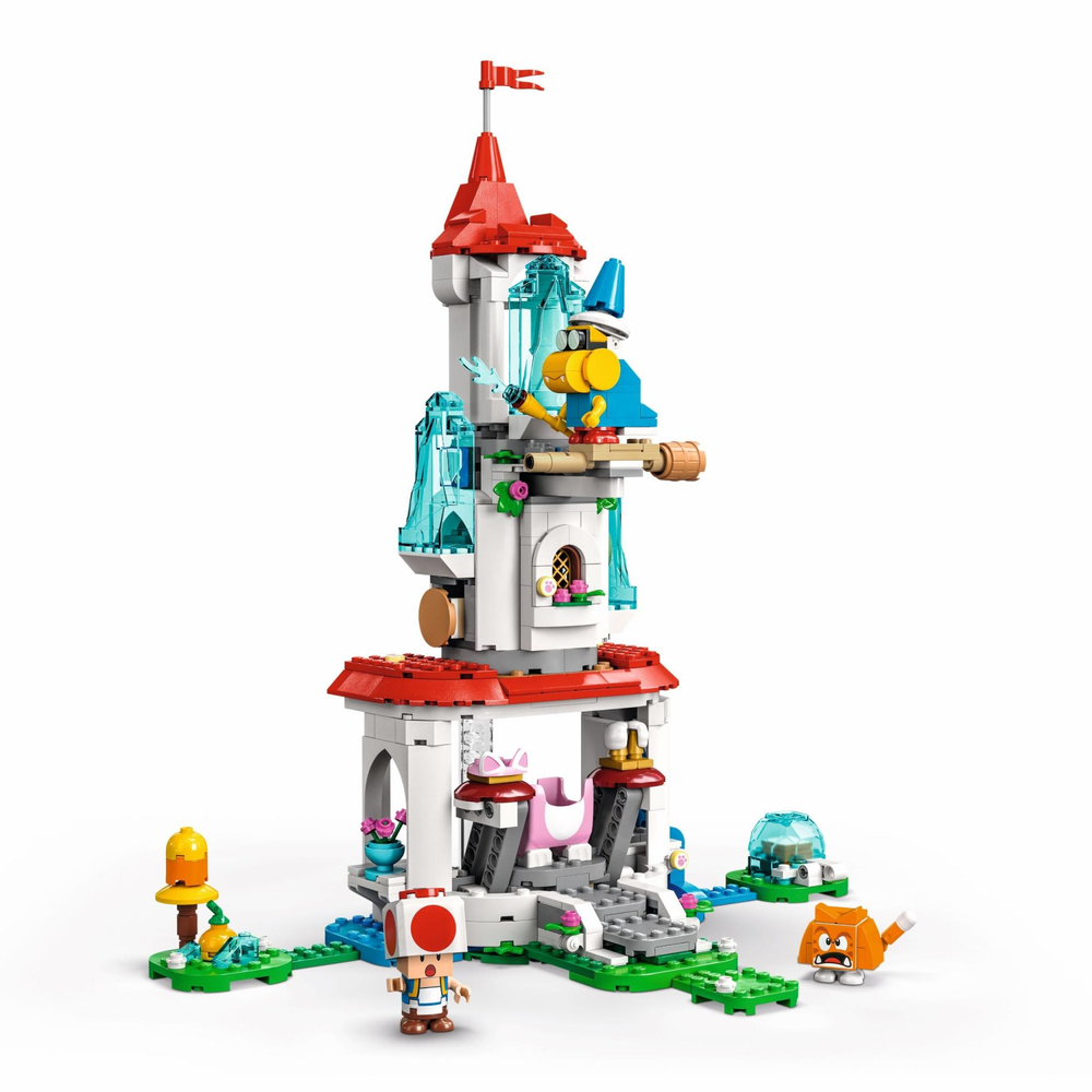 Конструктор Лего Супер Марио Наряд Пич-кошки и Ледяная башня 71407 | LEGO Super Mario Cat Peach Suit Tower 494 детали 7+