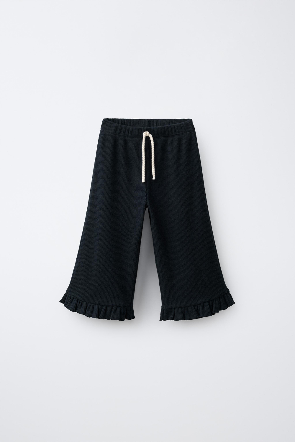 ZARA БРЮКИ FLARE ИЗ МЯГКОЙ ТКАНИ, АНТРАЦИТОВО-СЕРЫЙ