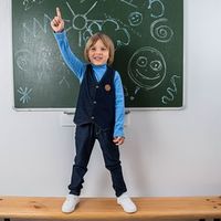 Жилет из джинскота "Джинс"