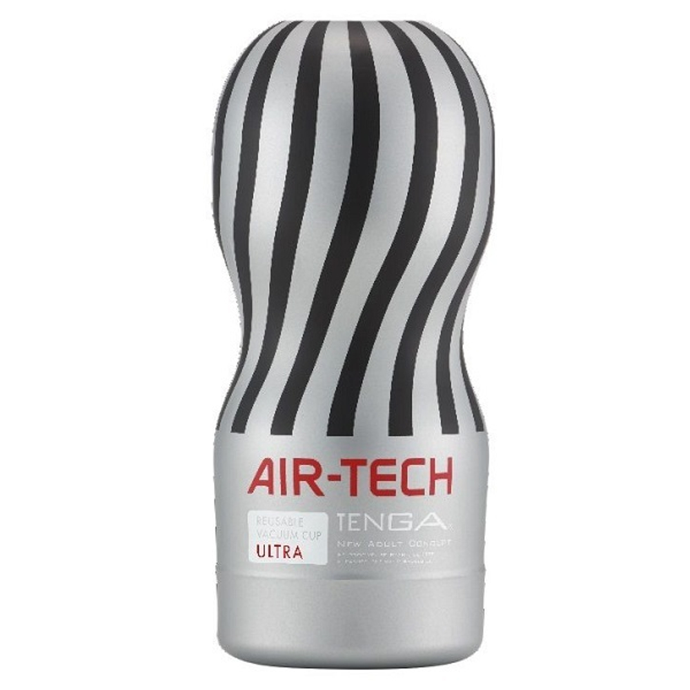 Серый мастурбатор Tenga Reusable Vacuum Cup Ultra ATH-001G