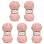 Пряжа Alize (Ализе) Softy Plus / уп.5 мот. по 100 г, 120м, 161 пудра A