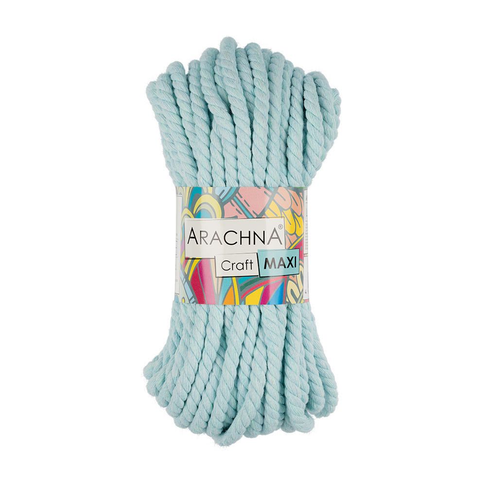 Пряжа Arachna Craft Maxi / уп.3 мот. по 268г, 15.24м, 05 голубой Пряжа Arachna Craft Maxi / уп.3 мот. по 268г, 15.24м, 05 голубой