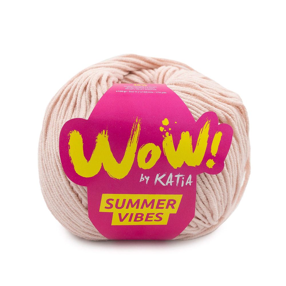 Пряжа Katia (Катя) Wow - Summer Vibes / уп.10 мот. по 100 г, 160 м, 423.06