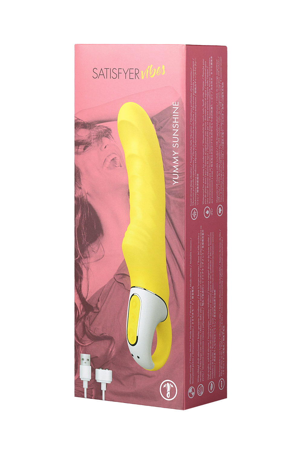 Вибратор Satisfyer Vibes Yummy Sunshine силикон желтый 22,5 см