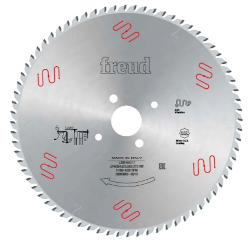 Пильный диск для раскроечных центров с ЧПУ Freud LSB 38004 380*60*4,4 z72