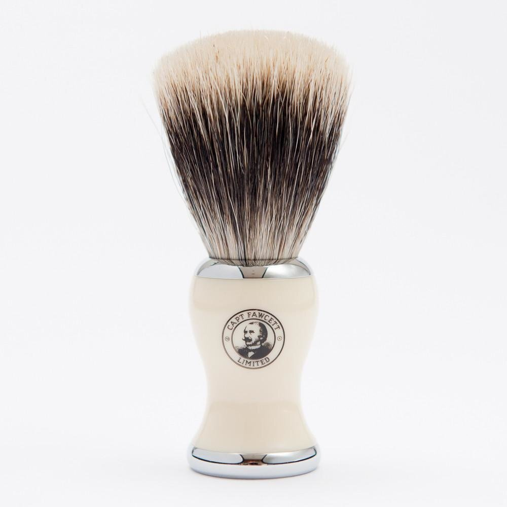 Помазок для бритья Captain Fawcett 'Super' Badger Shaving Brush CF029 слоновая кость барсучий ворс