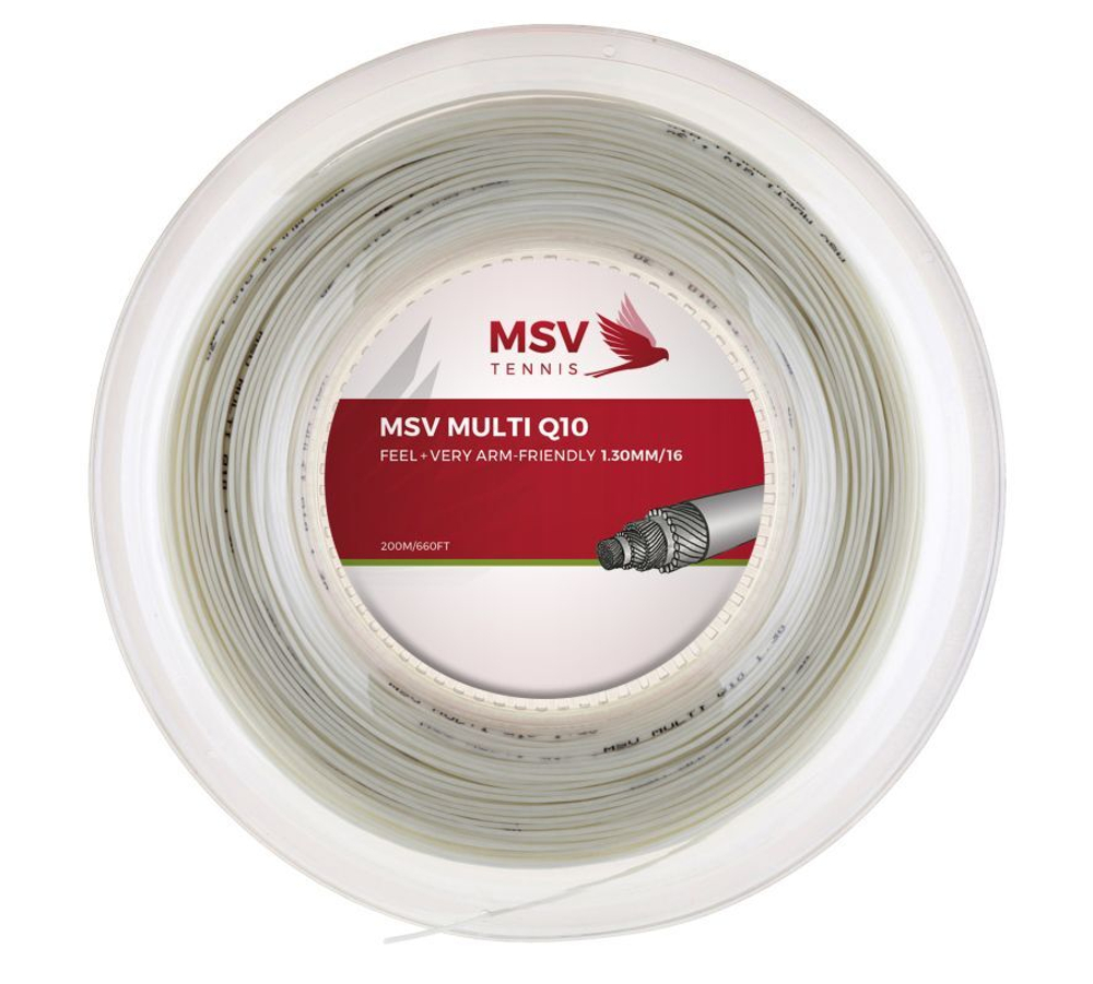 Струны теннисные MSV Multi Q10 (200 m) - white