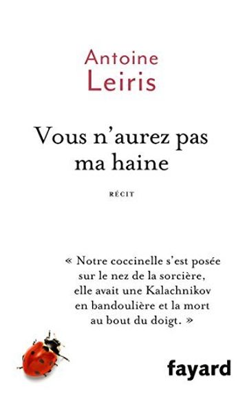 Vous n'aurez pas ma haine - French