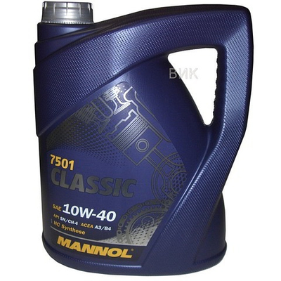 Масло моторное п/с. 7501 MANNOL CLASSIC 10W40 5 л. 1155