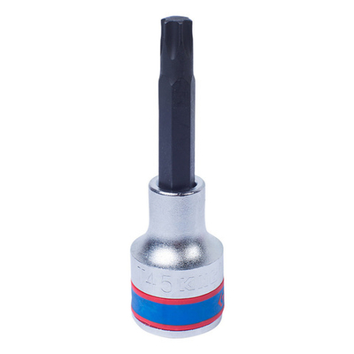KING TONY (403345) Насадка (бита) торцевая 1/2", L = 80 мм, TORX, T45