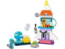 Конструктор LEGO Duplo 10422 Приключение на космическом шаттле, 3в1