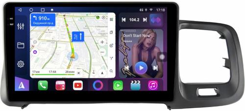 Магнитола для Volvo S60 2 Y20 2010-2018 - FarCar S400-TS18 монитор 9.5" QLED на Android 14, CarPlay, 4G SIM-слот