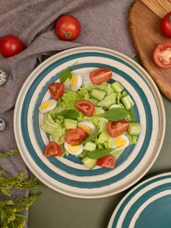 Тарелка с бортиками, Океан, диаметр 25,5 см - 6 шт.