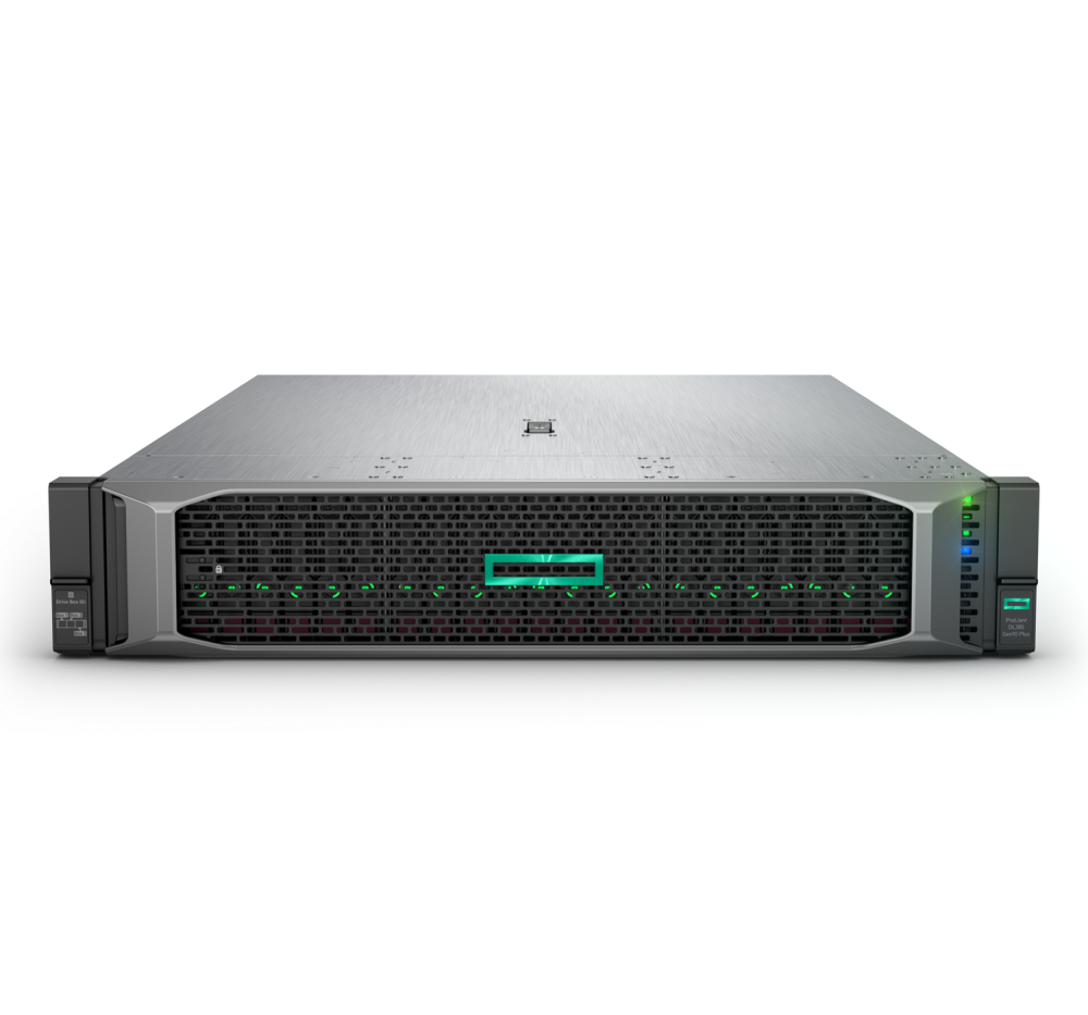 Стоечный сервер - HP Enterprise ProLiant DL385  Gen10 Plus, 2U, 8x 3.5“, 1x EPYC[7262] 8 Cores, 16Gb, P07594-B21