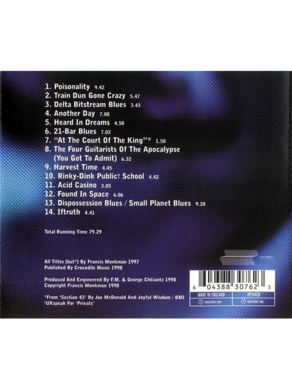 Francis Monkman — 21st Century Blues