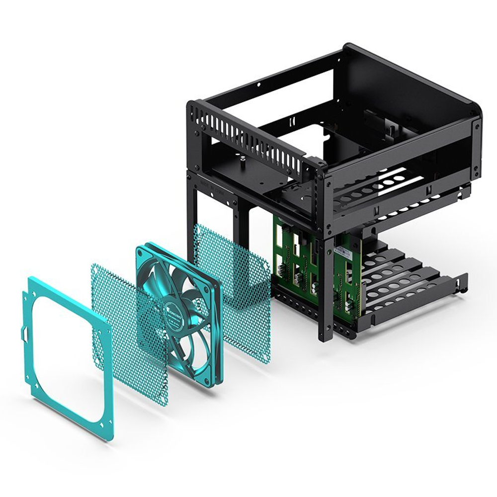 Корпус JONSBO N2, ITX, черный (без БП)