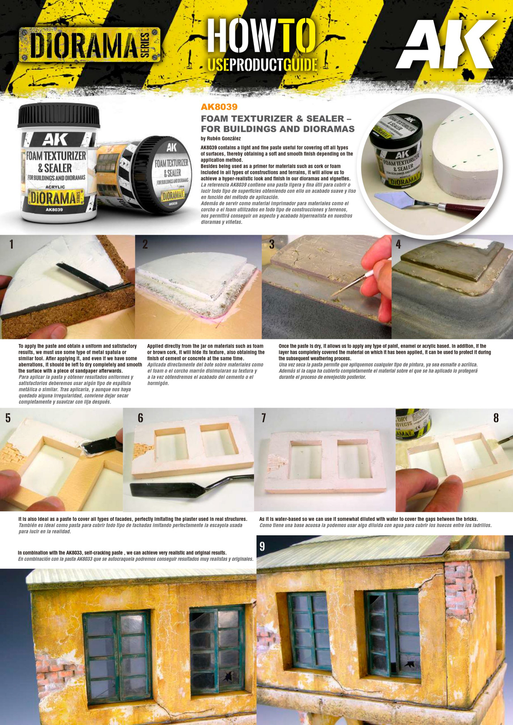 Акриловая текстурная паста AK Interactive Foam Texturizer & Sealer 250ml