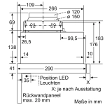 Встраиваемая вытяжка Bosch DFL064A52