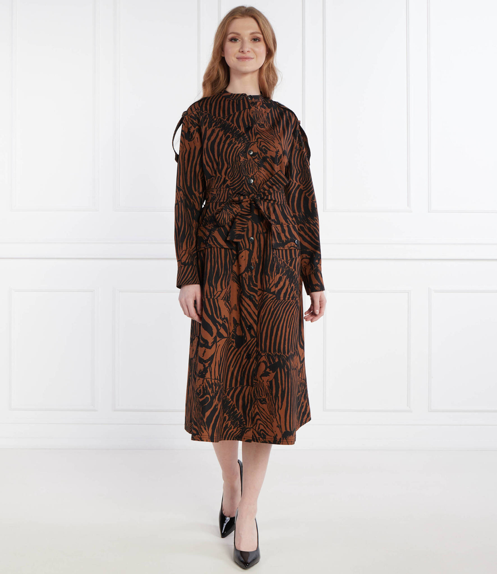 Платье с ремешком UNIONE Weekend MaxMara - коричневый(152211526)