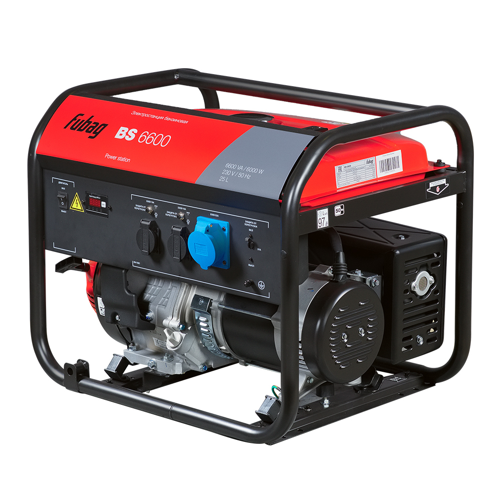 Бензиновый генератор (6.6 кВт) Fubag BS 6600