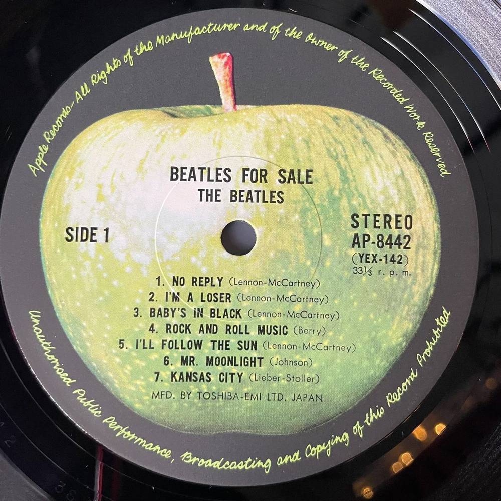 Винтажная виниловая пластинка LP The Beatles For Sa le (Japan 1973) (Obi) Every Little Thing