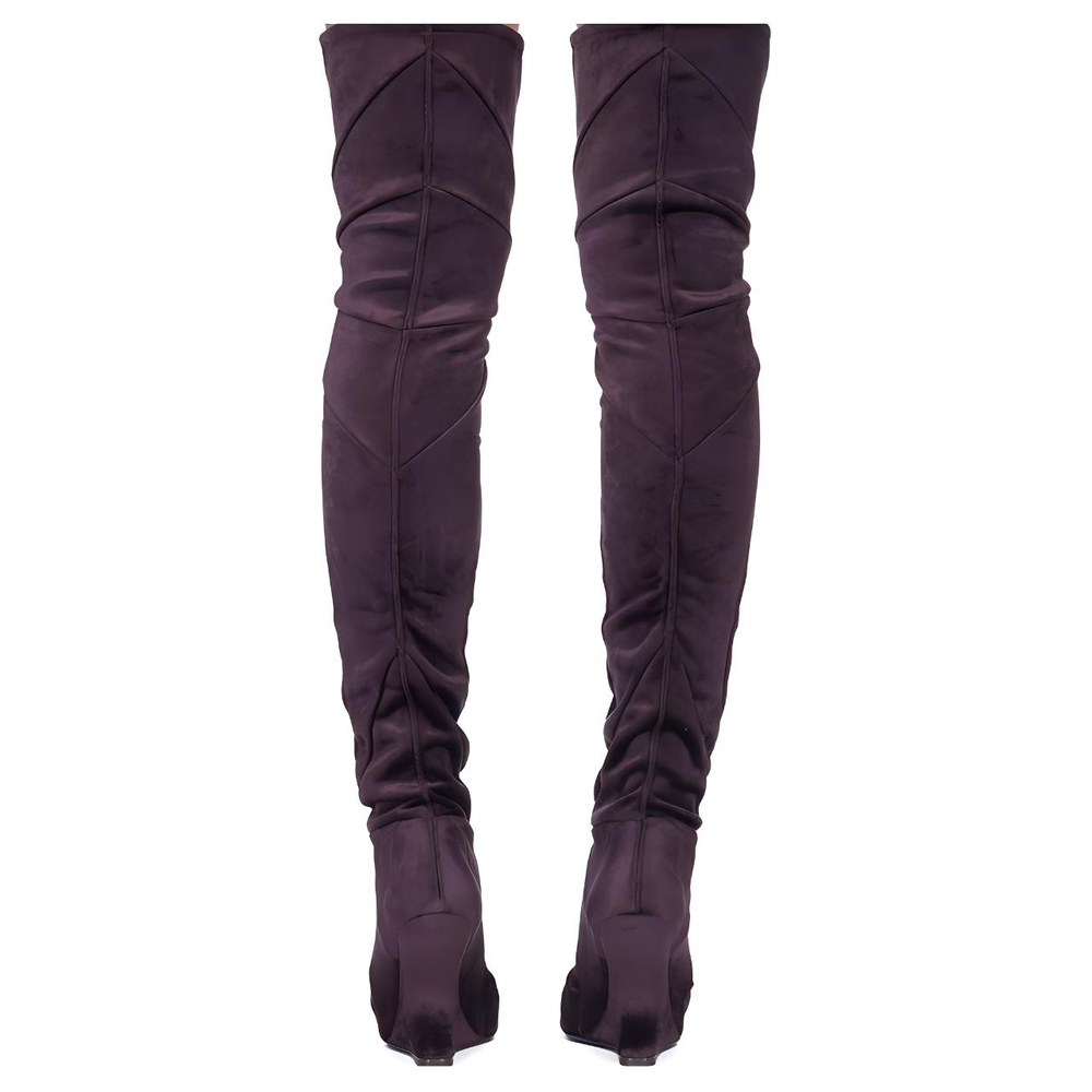 RICK OWENS/RO Over the knee Boots Women"s Purple