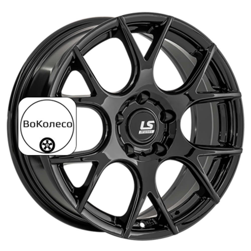 7,5x17/4x100 ET40 D60,1 RC07 BK (конус) LS FlowForming