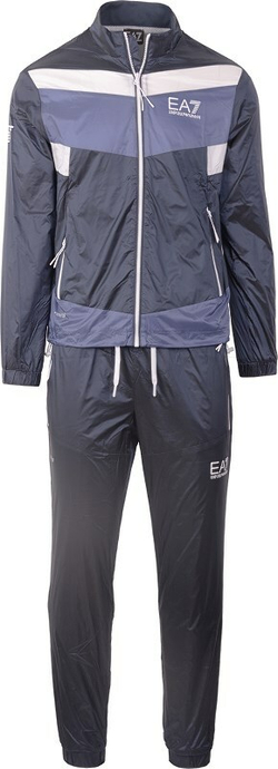 Мужской теннисный костюм EA7 Man Woven Tracksuit - небесный
