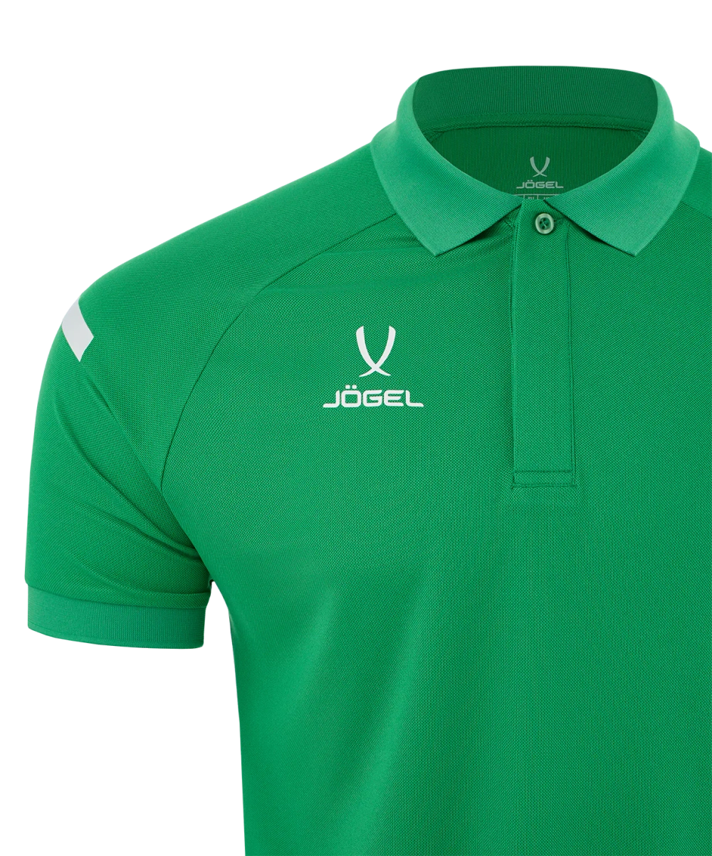 Поло CAMP 2 Poly Polo, зеленый/белый