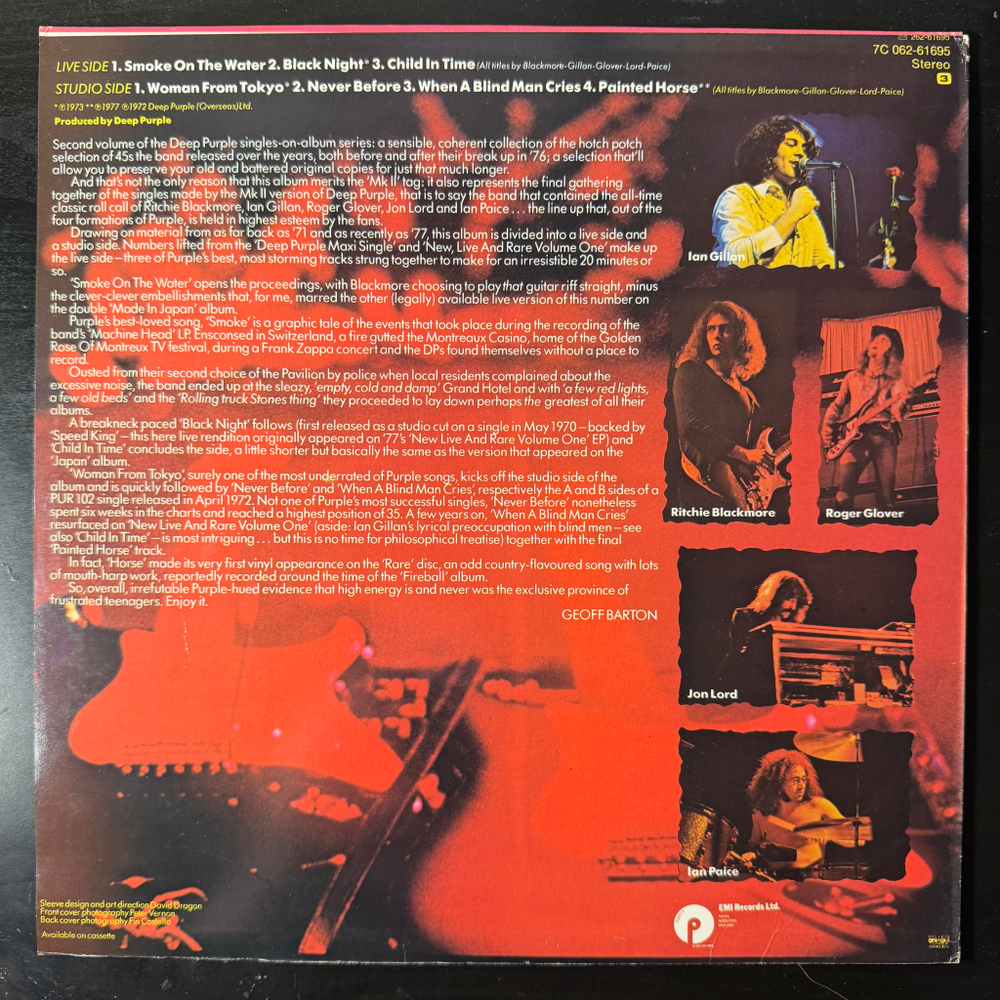Deep Purple – The Mark 2 Purple Singles (Швеция 1979г.)