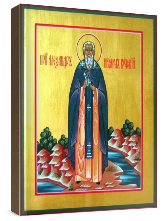 Александр Вочский (рукописная икона)