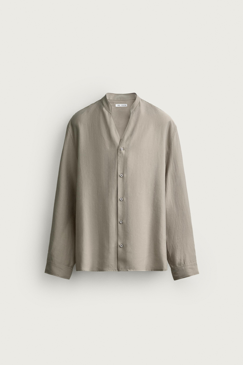 РУБАШКА СВОБОДНОГО КРОЯ JACQUARD — ZARA
