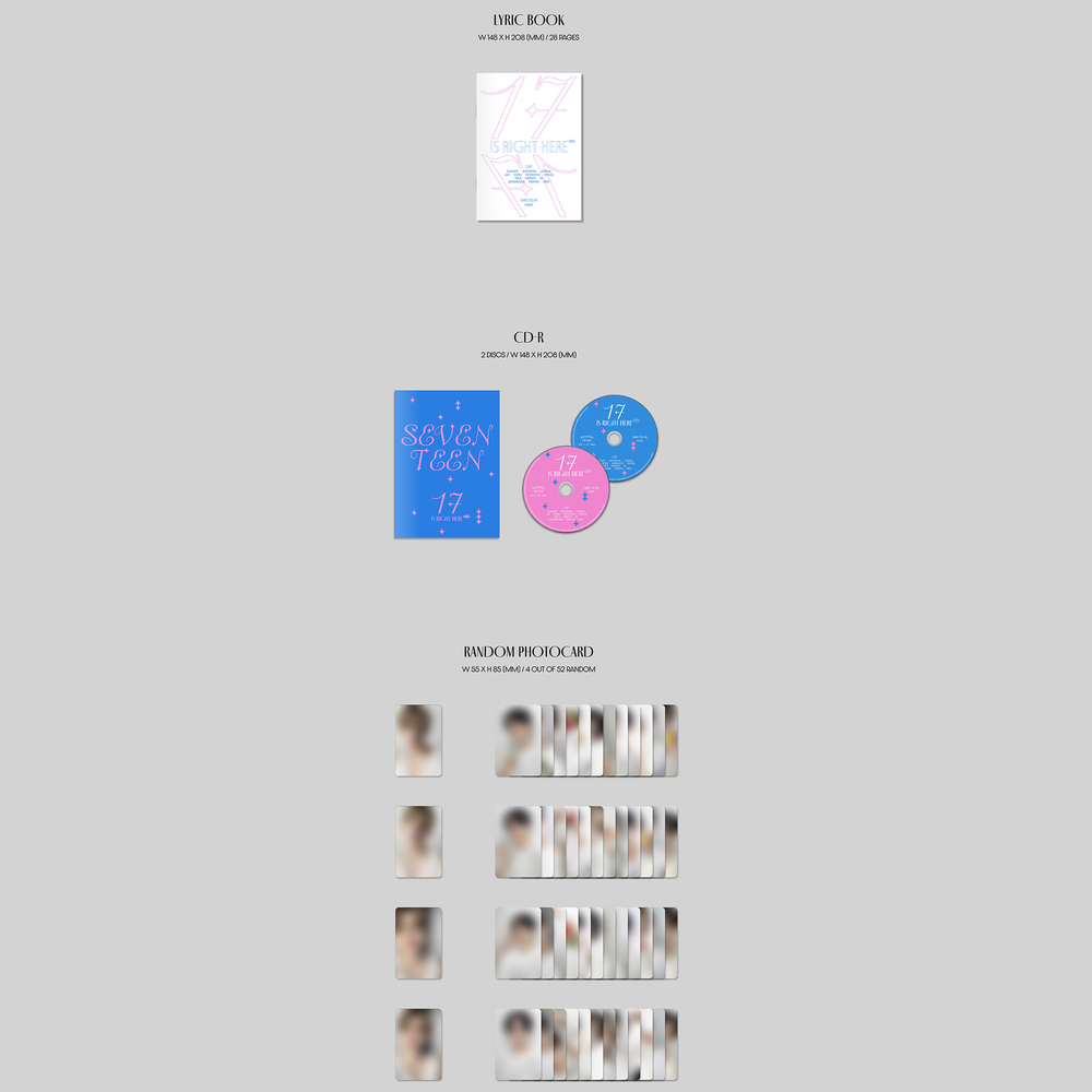 Альбом SEVENTEEN - 17 IS RIGHT HERE (DEAR Ver.)
