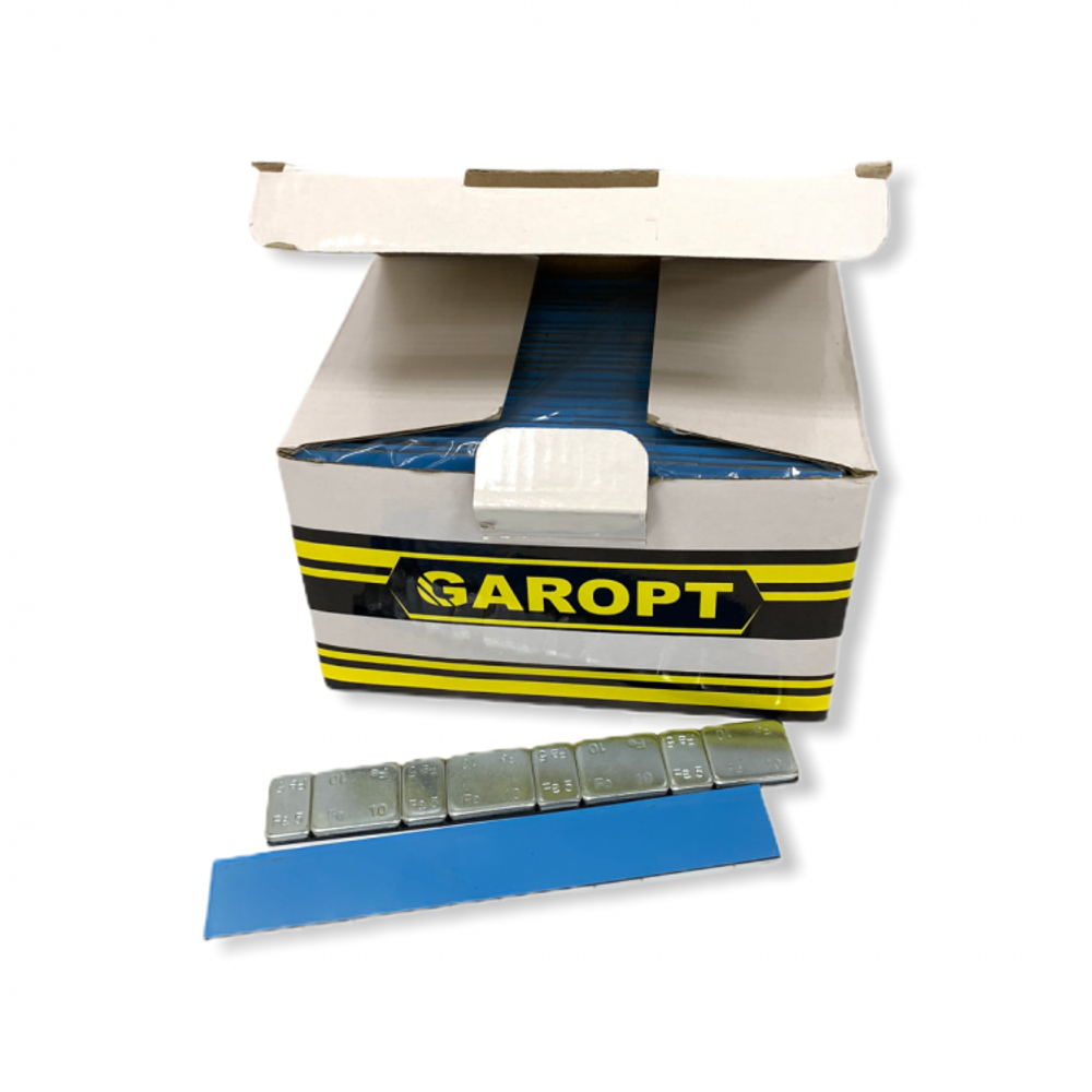 Грузики самоклеящиеся GAROPT стальные(адгезив) 4х5 гр. - 4х10 гр.