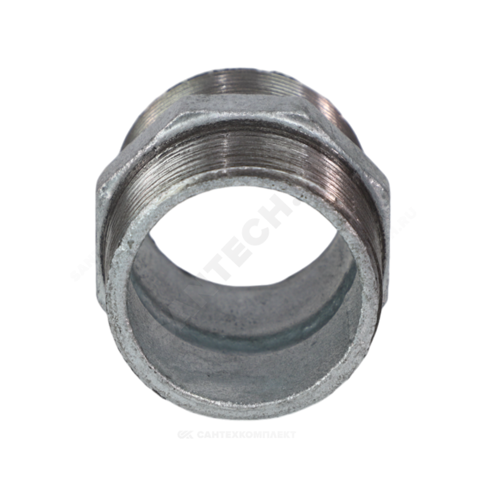 Ниппель прямой чугун оц Ду 40 (1 1/2") НР Fittex PLUS
