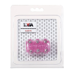 Розовая насадка на пенис 5,5см c шариками ToyFa Basic Pleasure Sleeve 888002