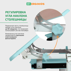 Детский стол и стул Ergokids Foxy BD-20