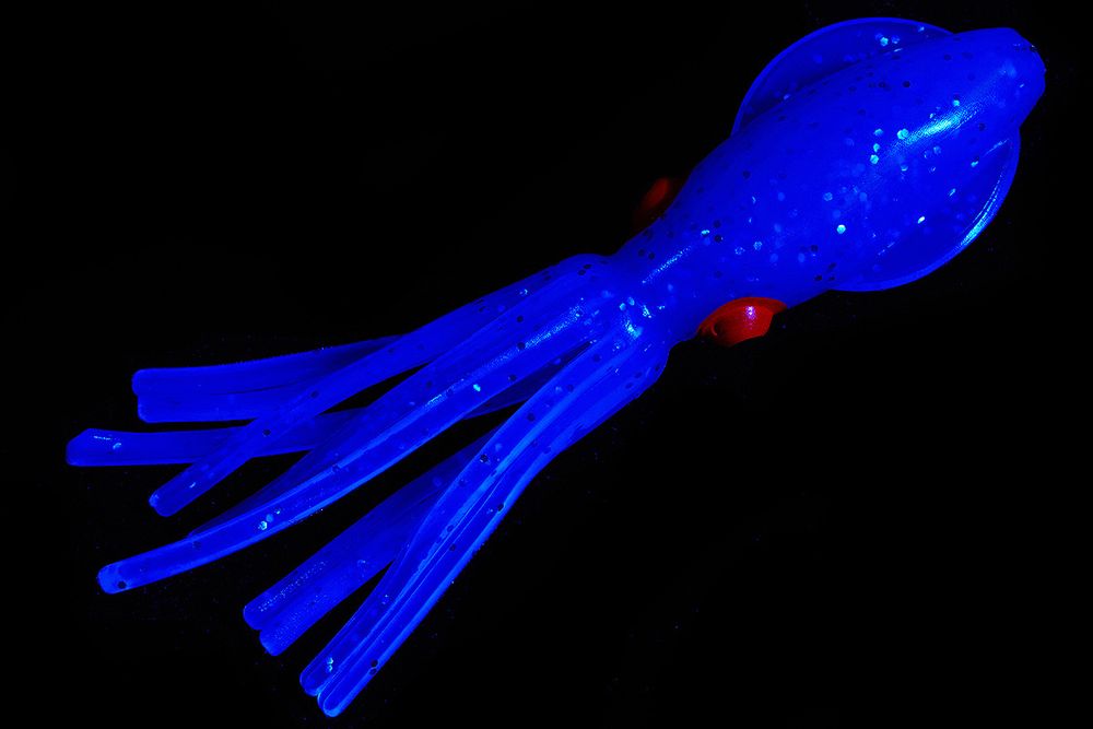 Приманки HIGASHI Squid 11 (set-10pcs) #03 (Blue - Blue flakes)