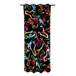 Штора Snakes Black 02403
