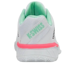 Женские теннисные кроссовки K-Swiss Express Light 3 Clay - white/neon mint/neon pastel pink