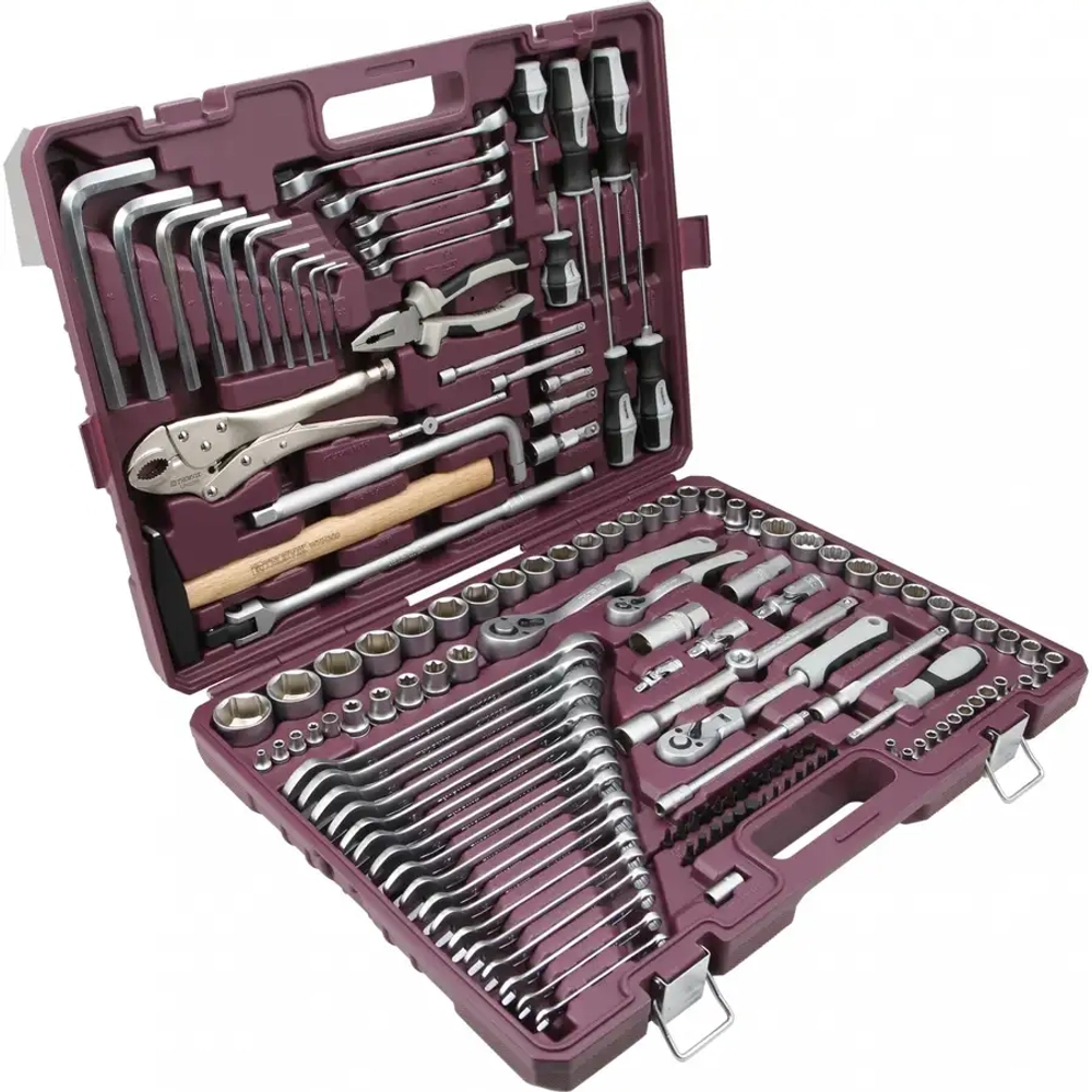 Набор инструмента универсальный 1/4", 3/8" и 1/2" DR THORVIK TS142