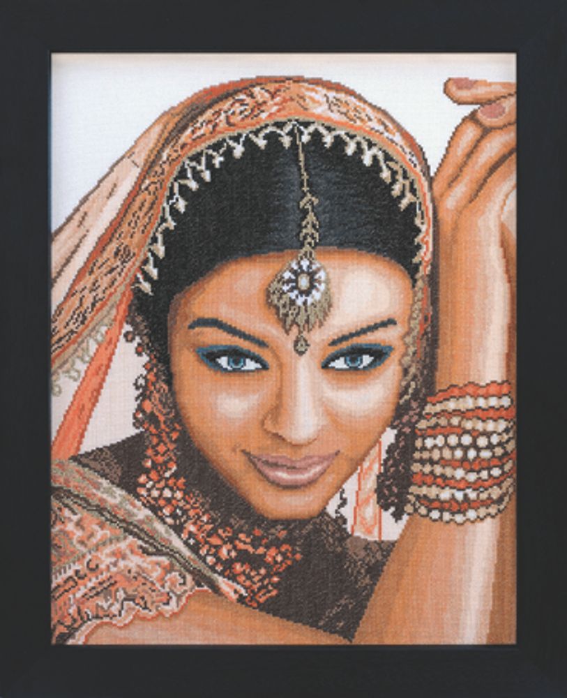 Набор для вышивания нитками Lanarte, Indian Model, 39х49 см Набор для вышивания нитками Lanarte, Indian Model, 39х49 см